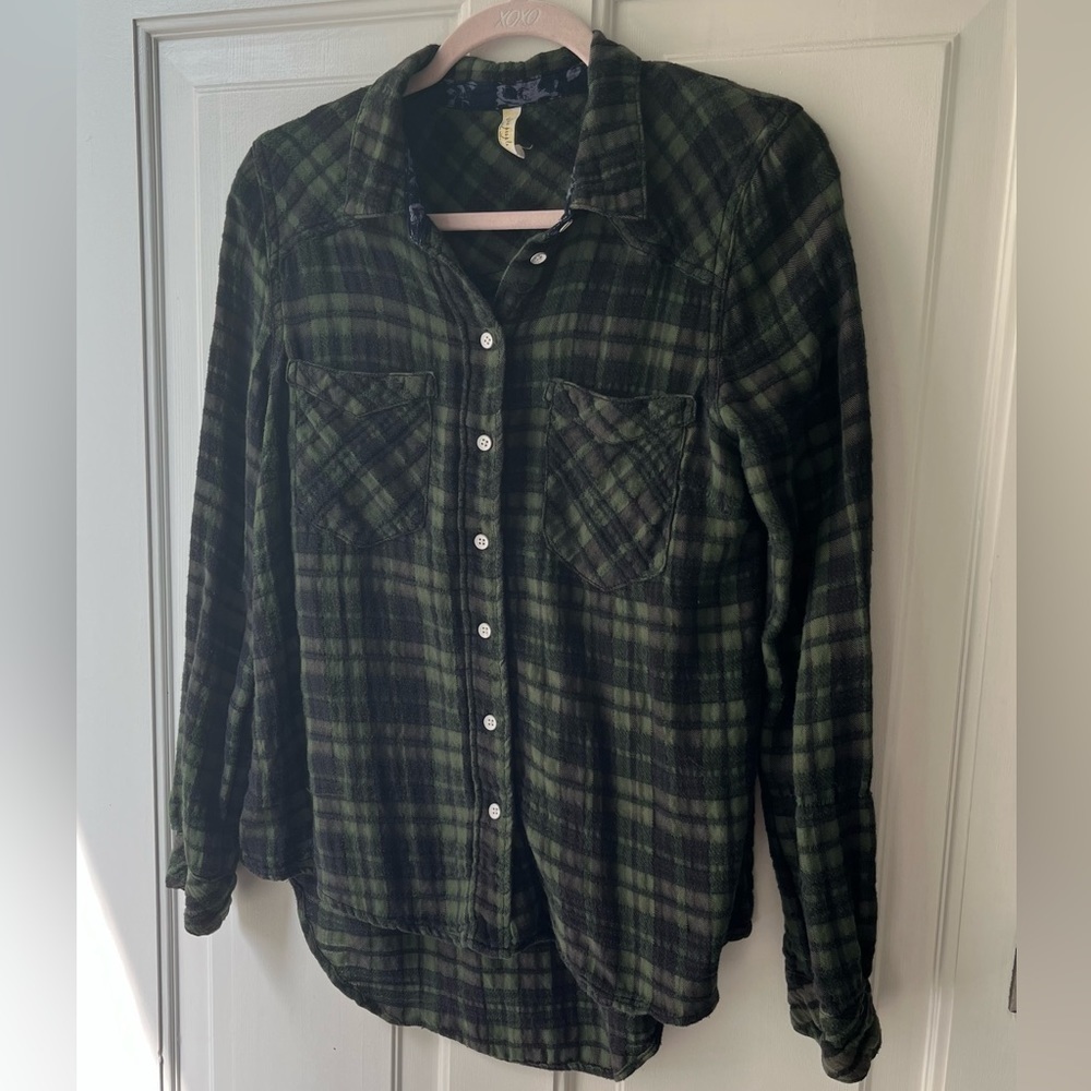 FREE People Flannel Shirt